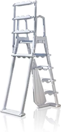 ESCALERA RESINA L4PL GRE PARA PISCINAS GRE ELEVADAS 4 PELDAÑOS Y PLATAFORMA -Intemperie Jardín Tienda 0548c08a03232b4b