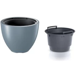 Prosperplast Maceta HEOS 25LCon Depósito 395x395x302 Gris Claro -Intemperie Jardín Tienda 07408314f607d470