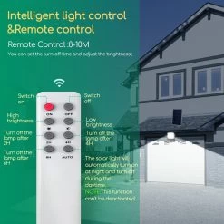 Aigostar Foco Proyector Led Solar Con Mando A Distancia,100w,6500k Ip66,2m 10 Aigostar Foco Proyector Led Solar Con Mando A Distancia,100w,6500k Ip66,2m -Intemperie Jardín Tienda 0adbd9f91a50de1f