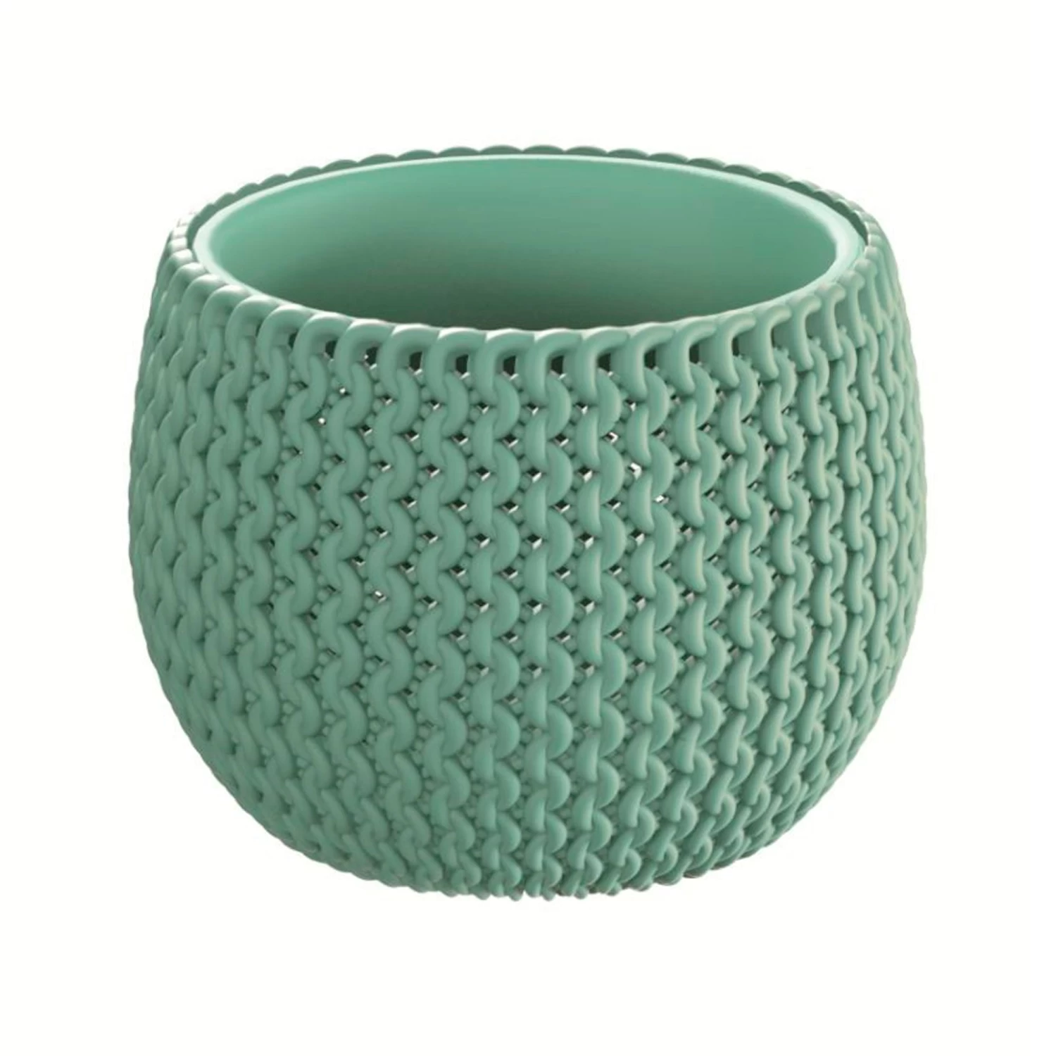 WellHome Pack 3 Macetas Redondas Splofy Bowl 18x18x13 Cm Menta 5 WellHome Pack 3 Macetas Redondas Splofy Bowl 18x18x13 Cm Menta - Imagen 3