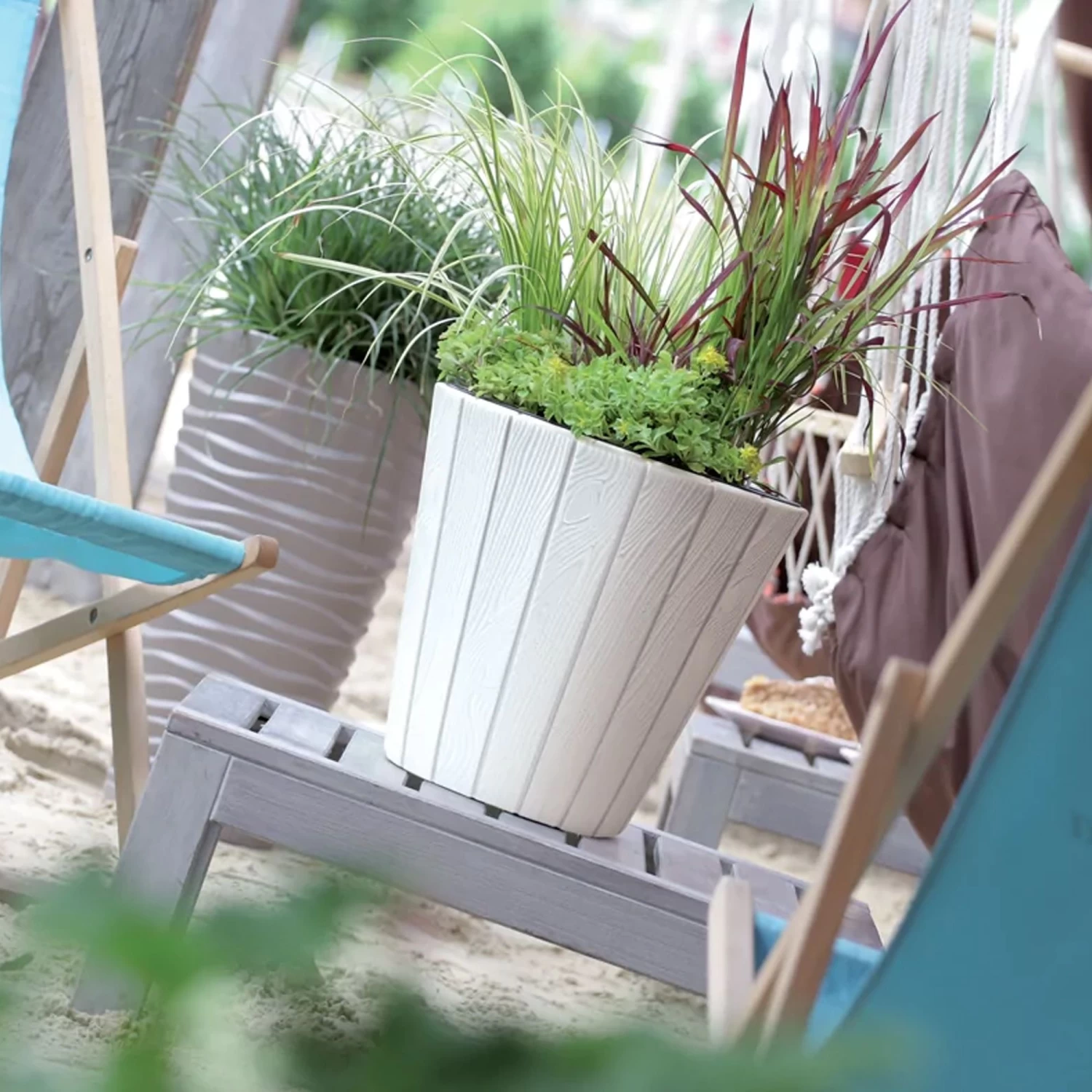 Prosperplast Maceta WOO12L 299x299x281 Marrón 5 Prosperplast Maceta WOO12L 299x299x281 Marrón - Imagen 3