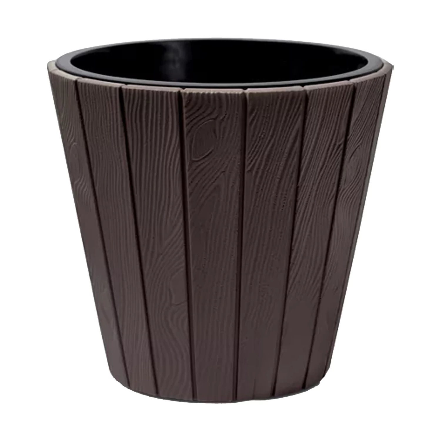 Prosperplast Maceta WOO12L 299x299x281 Marrón 3 Prosperplast Maceta WOO12L 299x299x281 Marrón