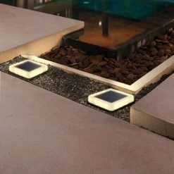 Baliza Suelo Solar LED 1,5W Negro IP68 -Intemperie Jardín Tienda 2a486f8b14813d9e