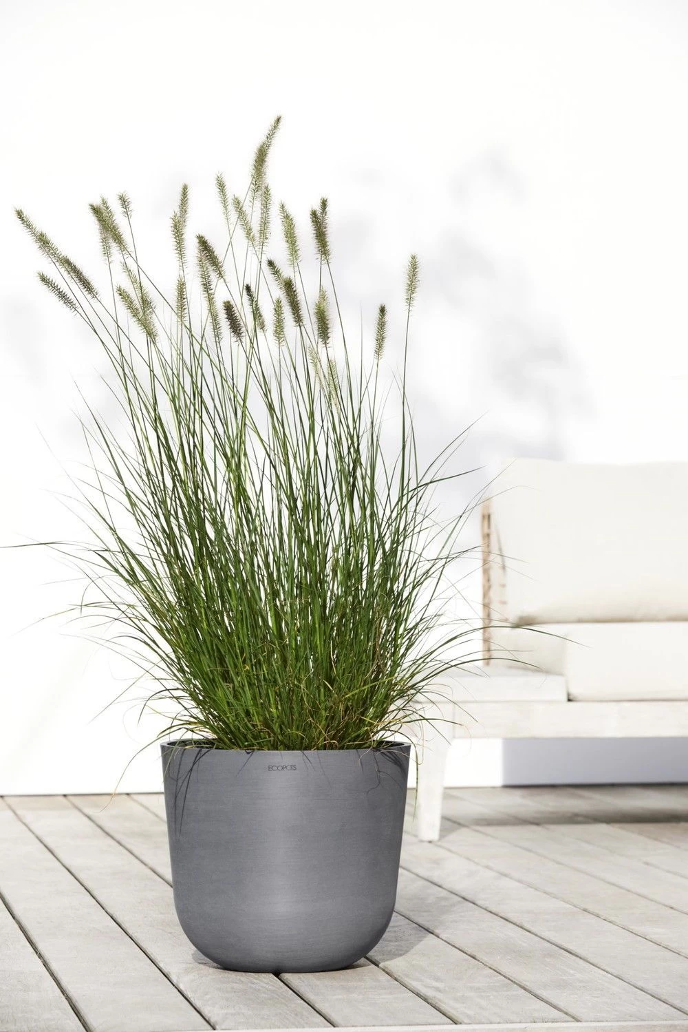 Ecopots Maceta Redonda Oslo 35 Gris - ø 35 X H. 30,5 Cm - 21,7 L 7 Ecopots Maceta Redonda Oslo 35 Gris - ø 35 X H. 30,5 Cm - 21,7 L - Imagen 5