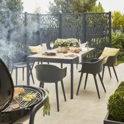 Poste Aluminio Sin Base "neva" 183 Cm Gris -Intemperie Jardín Tienda 3663602431879 24c BI