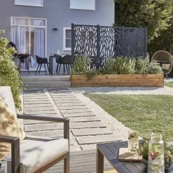 Poste Aluminio Sin Base "neva" 183 Cm Gris -Intemperie Jardín Tienda 3663602431879 25c BI