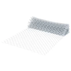 Malla De Simple Torsión Galvanizada 1 X 20 M - Hueco 50 X 50 Mm