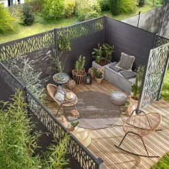 Panel Decorativo Neva 180x44 Cm -Intemperie Jardín Tienda 3663602943013 23c BI