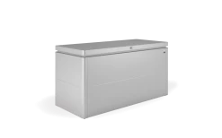 BAUL ARCON METALICO LOUNGEBOX 200 BIOHORT JARDIN GRIS CUARZO