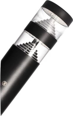 Aplique Antorcha Exterior Castellane 9w 1000lm - Negro