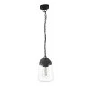 Lámpara Colgante De Exterior New Avenida Negro Con Pantalla De Cristal IP44 Wonderlamp -Intemperie Jardín Tienda 438af73a059cef65