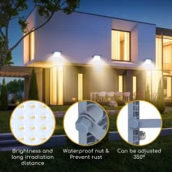 Aigostar Focos LED Exterior 30W, 3000K 2450LM, IP65, 2 Piezas -Intemperie Jardín Tienda 4d662ec9e21592cd