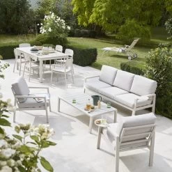 Mesa Jardín Extensible Santorin 180x100x75 Cm -Intemperie Jardín Tienda 5059340125046 30c BI