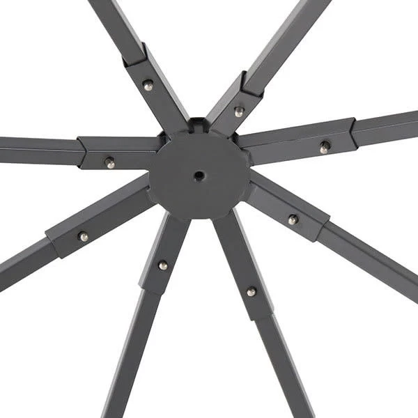 Carpa De Acero Gris Shamal 2,7 X 3 X 3 M 4 Carpa De Acero Gris Shamal 2,7 X 3 X 3 M - Imagen 2