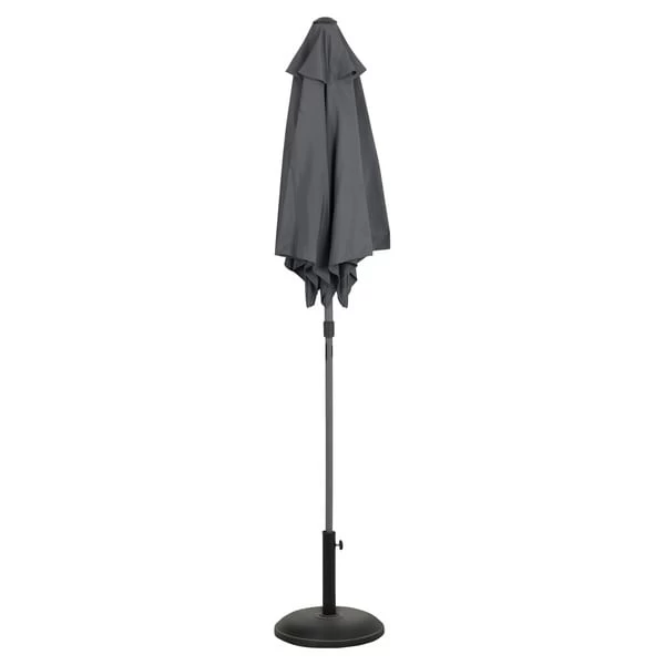 Parasol De Pie Carambole ø 2,6x2,23 M Gris
