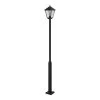 Farola Exterior Negro 200 Cm Carpia -Intemperie Jardín Tienda 5059340189253 21c BI