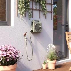 Manguera Enrollable Portátil 10 M Verve -Intemperie Jardín Tienda 5059340250946 23c bi