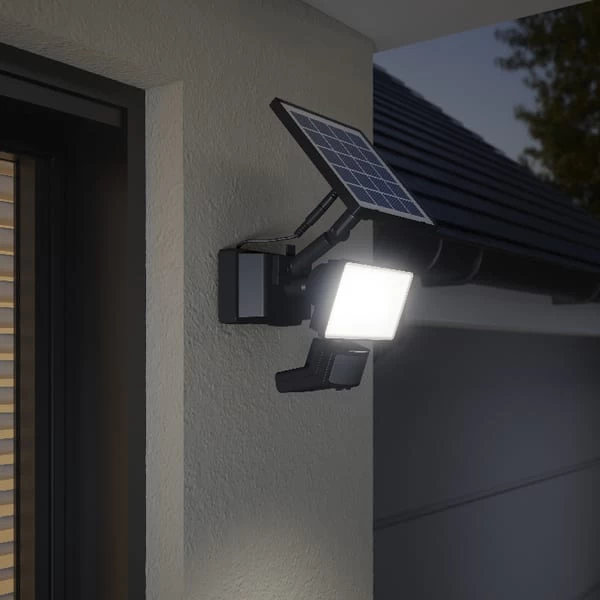 Proyector LED Solar Negro Sensor 4 Proyector LED Solar Negro Sensor - Imagen 2