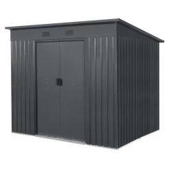 Caseta Exterior Gris Antracita 199x238x193 Cm Blooma