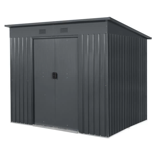 Caseta Exterior Gris Antracita 199x238x193 Cm Blooma 3 Caseta Exterior Gris Antracita 199x238x193 Cm Blooma