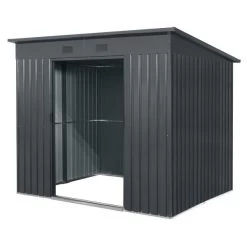 Caseta Exterior Gris Antracita 199x238x193 Cm Blooma 14 Caseta Exterior Gris Antracita 199x238x193 Cm Blooma -Intemperie Jardín Tienda 5059340326191 23c bi