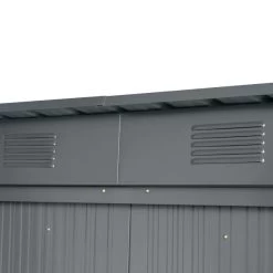 Caseta Exterior Gris Antracita 199x238x193 Cm Blooma 19 Caseta Exterior Gris Antracita 199x238x193 Cm Blooma -Intemperie Jardín Tienda 5059340326191 28c bi