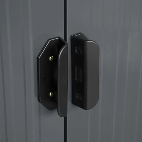 Caseta Exterior Gris Antracita 199x238x193 Cm Blooma 11 Caseta Exterior Gris Antracita 199x238x193 Cm Blooma - Imagen 9