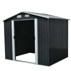 Caseta De Metal 206x236x196 Cm Y 4,15 M² 11 Caseta De Metal 206x236x196 Cm Y 4,15 M² -Intemperie Jardín Tienda 5059340346298 23c bi