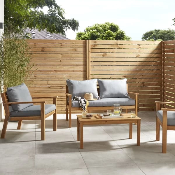 Panel Ocultación Madera Skimia V2 Marrón 180x60 Cm 5 Panel Ocultación Madera Skimia V2 Marrón 180x60 Cm - Imagen 3