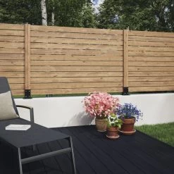 Panel Ocultación Madera Skimia V2 Marrón 180x60 Cm 15 Panel Ocultación Madera Skimia V2 Marrón 180x60 Cm -Intemperie Jardín Tienda 5059340668918 27c BI