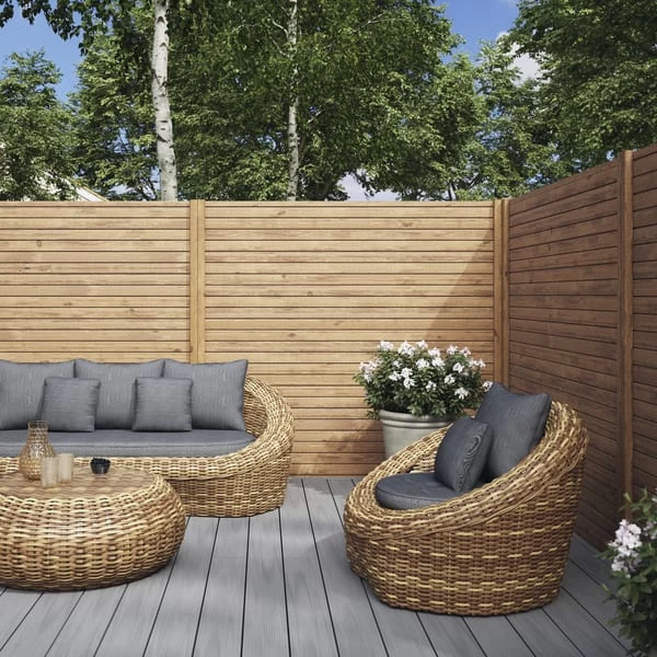 Lama Cerramiento Skimia Marrón 180x13,3x2,7 Cm Blooma 5 Lama Cerramiento Skimia Marrón 180x13,3x2,7 Cm Blooma - Imagen 3