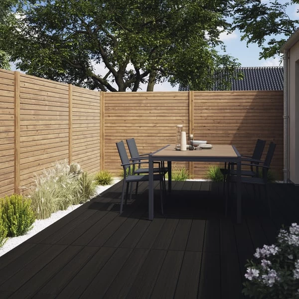 Lama Cerramiento Skimia Marrón 180x13,3x2,7 Cm Blooma 9 Lama Cerramiento Skimia Marrón 180x13,3x2,7 Cm Blooma - Imagen 7