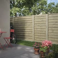 Panel Ocultación Madera Cisco 180x90 Cm -Intemperie Jardín Tienda 5063022073679 24c BI