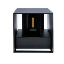 Aplique LED De Exterior Leva 2 Luces Neutra Cuadrado Antracita IP54 Wonderlamp -Intemperie Jardín Tienda 52b56d2e0dec7bf8