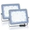 Foco Led Exterior 50w，4500LM，IP65, 4000K, 2 Piezas Aigostar -Intemperie Jardín Tienda 551089458ac1f2a4