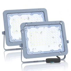 Foco Led Exterior 50w,4500LM,IP65, 4000K, 2 Piezas Aigostar