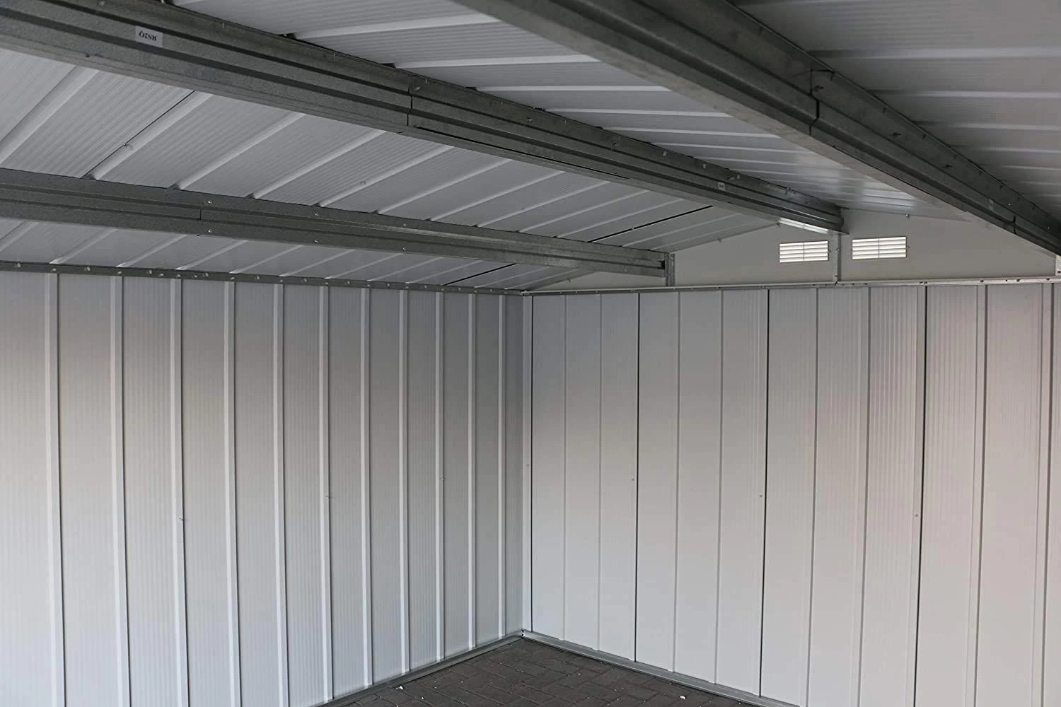 CASETA COBERTIZO METAL JARDIN ECO 10X12 GRIS DURAMAX 5 CASETA COBERTIZO METAL JARDIN ECO 10X12 GRIS DURAMAX - Imagen 3