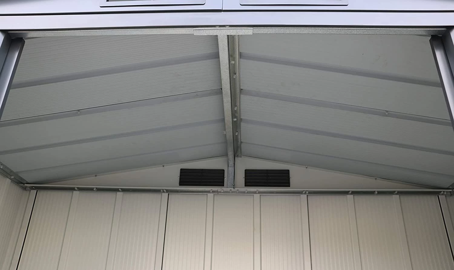 CASETA COBERTIZO METAL JARDIN ECO 10X12 GRIS DURAMAX 7 CASETA COBERTIZO METAL JARDIN ECO 10X12 GRIS DURAMAX - Imagen 5