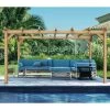 Pérgola Laminada - VALENCIA 500x400cm -Intemperie Jardín Tienda 636ba519655400.47956604