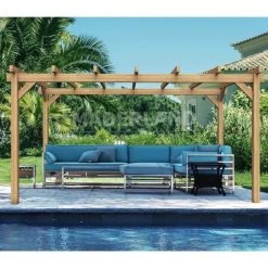 Pérgola Laminada - VALENCIA 500x400cm