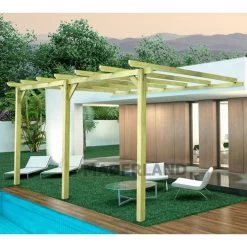 Pérgola Maciza Adosada - OVIEDO AD. 300x300cm