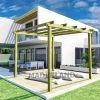 Pérgola Maciza - SALAMANCA 420x420cm -Intemperie Jardín Tienda 636ba531c05857.92587937