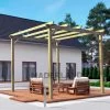 Pérgola Maciza - MADRID 600x300cm -Intemperie Jardín Tienda 636ba534906718.15481842