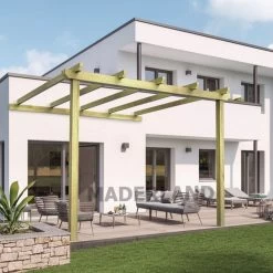 Pérgola Maciza Adosada - LLORET AD. 510x420cm