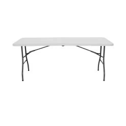 Mesa Plegable 240cm Rectangular Blanca Catering 7house -Intemperie Jardín Tienda 6381c331909a50c0