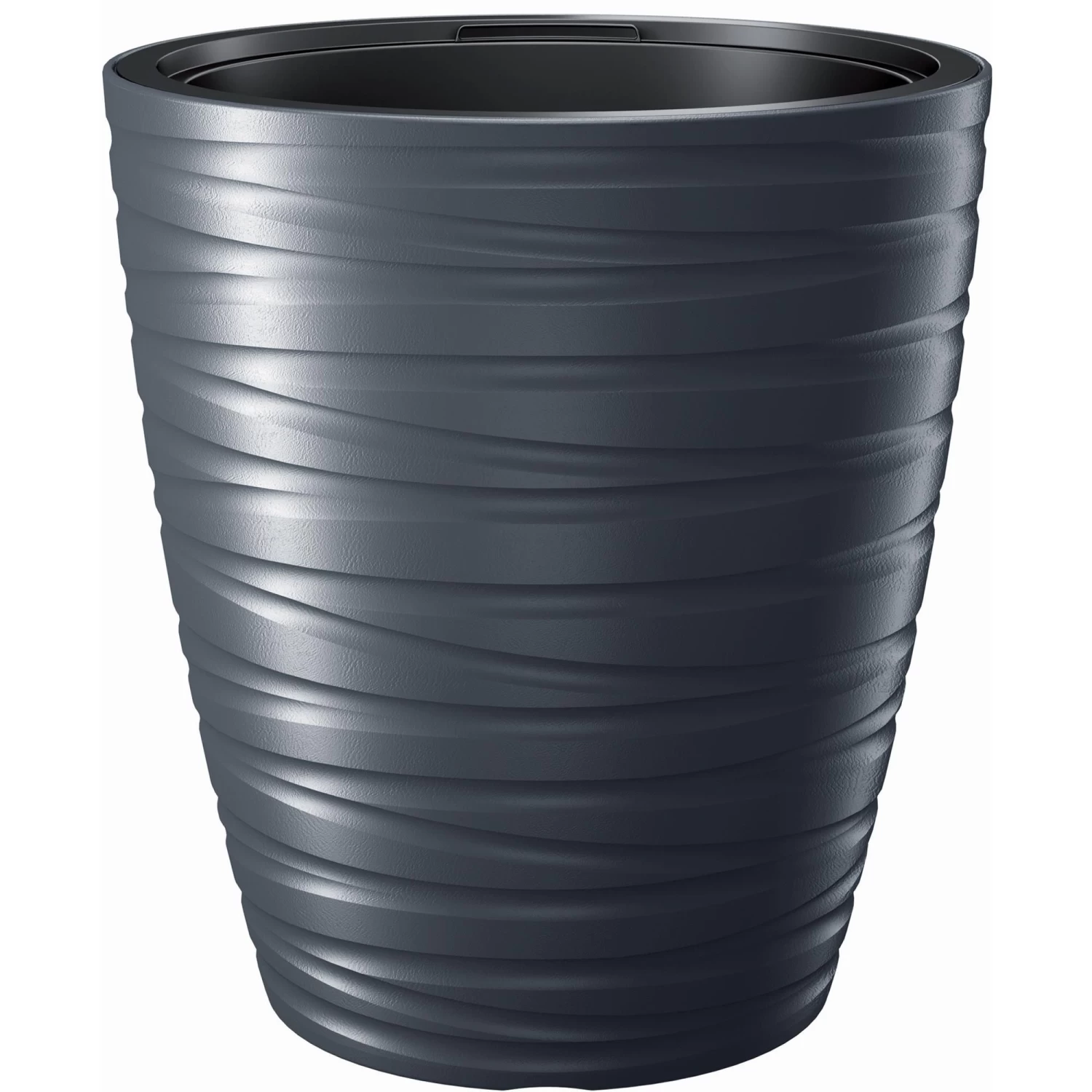 Prosperplast Maceta Con Deposito 68L Maze De Plastico Color Antracita 47,5x47,5x52,3 Cm 3 Prosperplast Maceta Con Deposito 68L Maze De Plastico Color Antracita 47,5x47,5x52,3 Cm