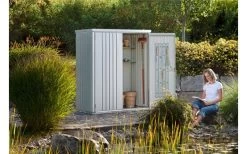 CASETA ARMARIO METALICO BIOHORT 150 COLOR VERDE -Intemperie Jardín Tienda 638966cc016475.06942178