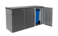 CASETA CONTENEDOR DE BASURA METALICO BIOHORT ALEX COLOR GRIS OSCURO 13 CASETA CONTENEDOR DE BASURA METALICO BIOHORT ALEX COLOR GRIS OSCURO -Intemperie Jardín Tienda 638966ff5931d8.40773603