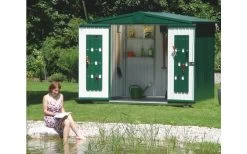 CASETA METALICA BIOHORT JARDIN EUROPA 5 COLOR VERDE 10 CASETA METALICA BIOHORT JARDIN EUROPA 5 COLOR VERDE -Intemperie Jardín Tienda 638968ebacae49.28525330