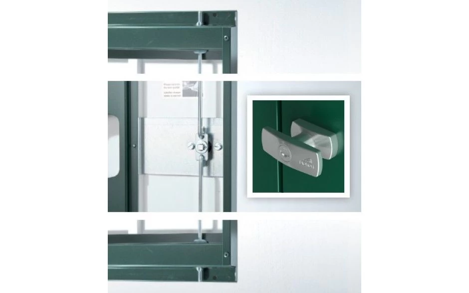 CASETA METALICA BIOHORT JARDIN EUROPA 5 COLOR VERDE 7 CASETA METALICA BIOHORT JARDIN EUROPA 5 COLOR VERDE - Imagen 5